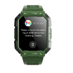 F307 Rugged 3-Proof Outdoor Smart Watch, Vacuum Titanium Alloy Sports Smartwatch with Non-Invasive Blood Glucose Monitoring, Bluetooth Calling & 150+ Sports Modes - Image 2