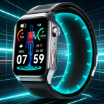F520 Medical-Grade Smart Watch with Air Pump Blood Pressure & ECG Monitor, All-Round Biometric Health Tracker, Optional 7th-Gen Blood Glucose Estimation Smartwatch