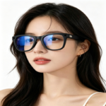 Smart Glasses, Bluetooth Audio Anti Blue Light Smart Eyewear with Charging Case - Image 2