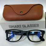 Smart Glasses, Bluetooth Audio Anti Blue Light Smart Eyewear with Charging Case